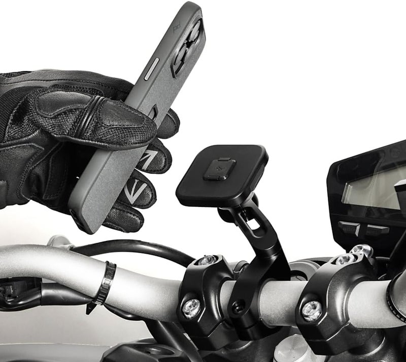 Peak Design Mobile Motorcycle Bar Phone Mount V2, Non-Charging, SlimLink Mounting Technology, Rigid Arm, Fits a Variety of Handlebars (7/8"-1.25" Diameter), Vibration Isolator, Motorcycle Phone Mount - Image 2